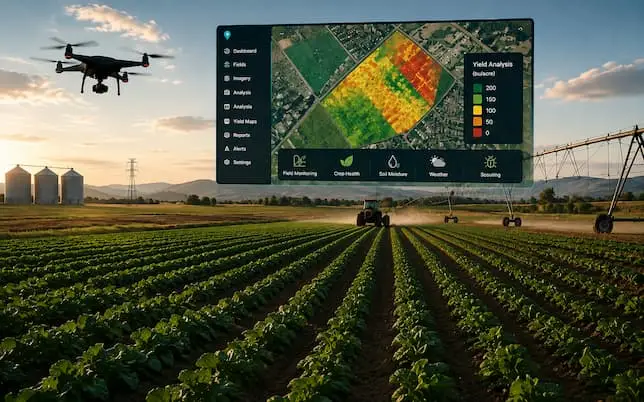 GIS Agricultural monitoring